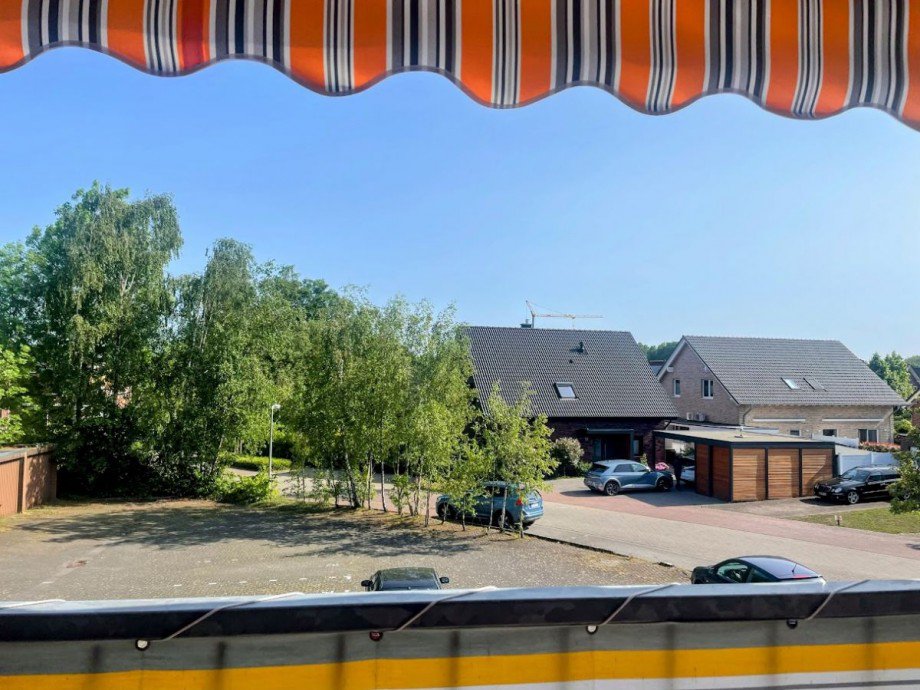 Grundriss Blick vom Balkon Etagenwohnung D�lmen