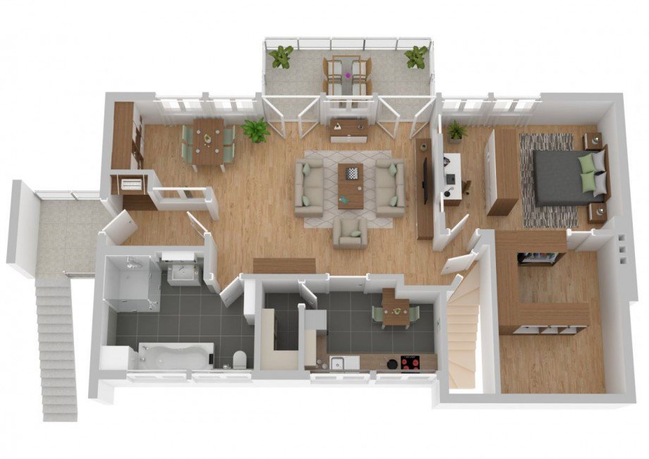 Grundriss Dachgeschoss Haus Coesfeld