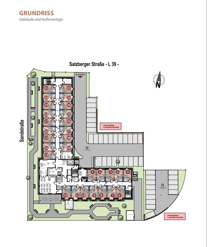Grundriss Au�enanlage Renditeobjekt Sch�ttorf