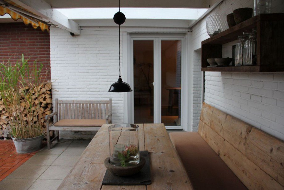 Grundriss Terrasse an der K�che Einfamilienhaus Coesfeld