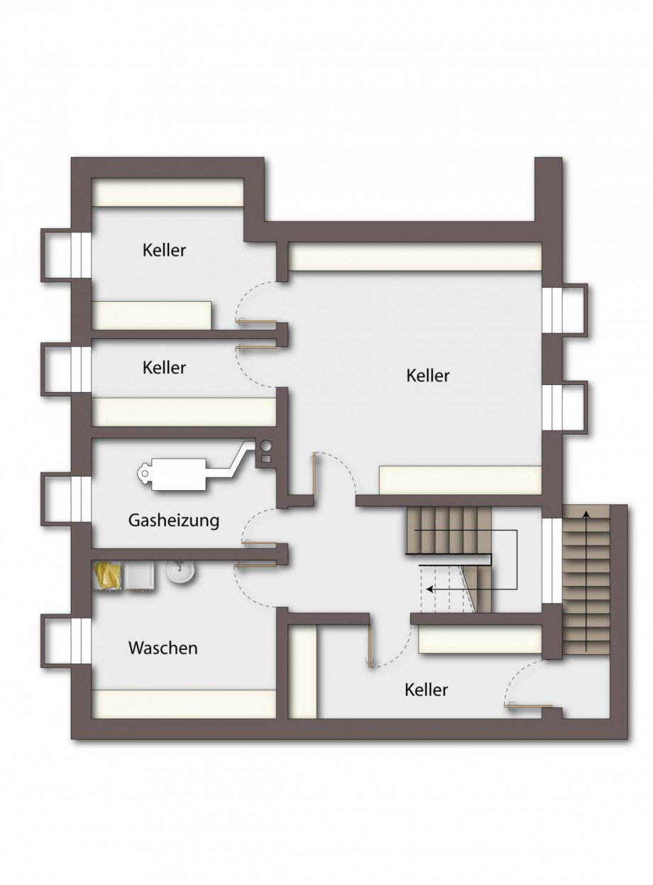 Grundriss Keller Einfamilienhaus Coesfeld