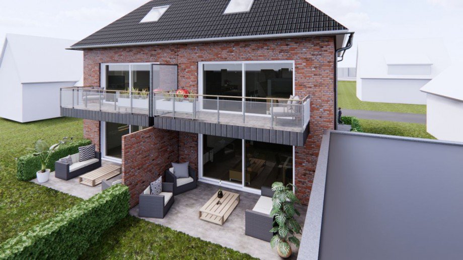 Grundriss Garten Maisonettewohnung Coesfeld