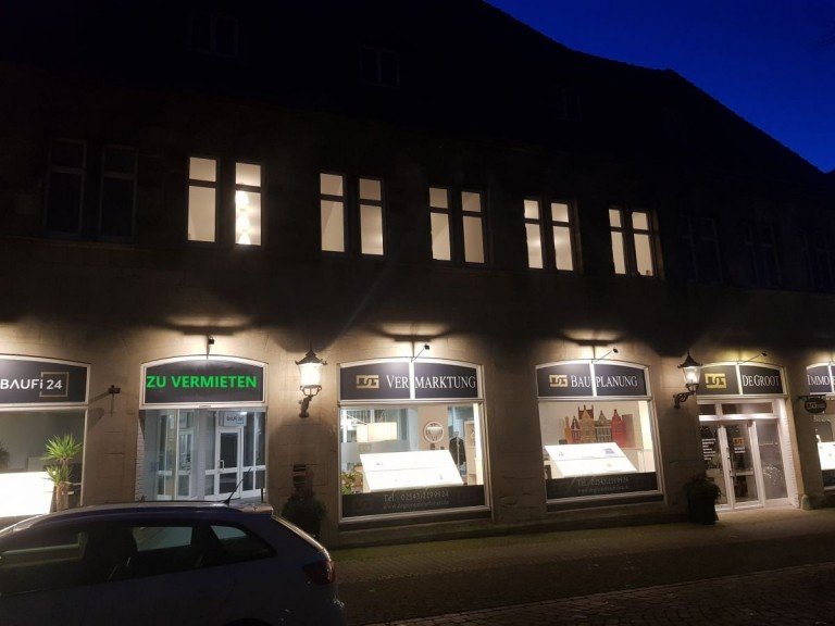 Au�enansicht 1. OG Billerbeck B�rohaus B�ro in 1A Lage in Billerbeck