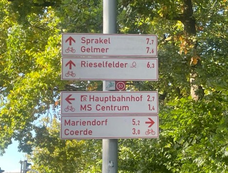 Grundriss Entfernungen Wohngrundst�ck M�nster