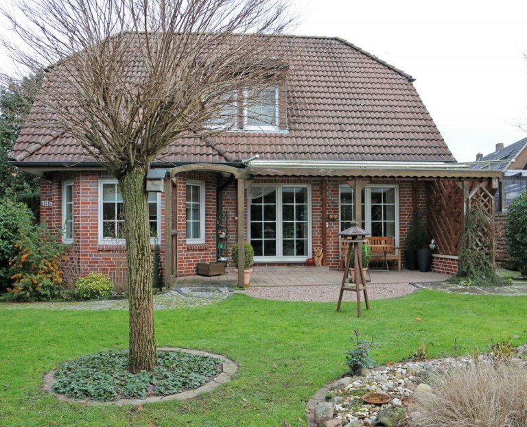 Gartenansicht Billerbeck Einfamilienhaus Gem�tliches Einfamilienhaus in Billerbeck