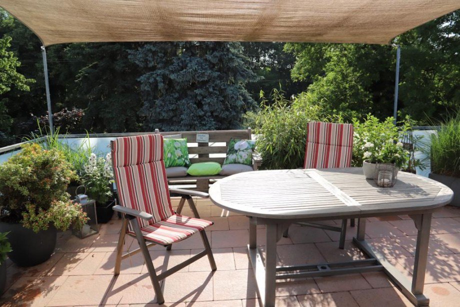 Grundriss Terrasse Dachgeschosswohnung Hamm