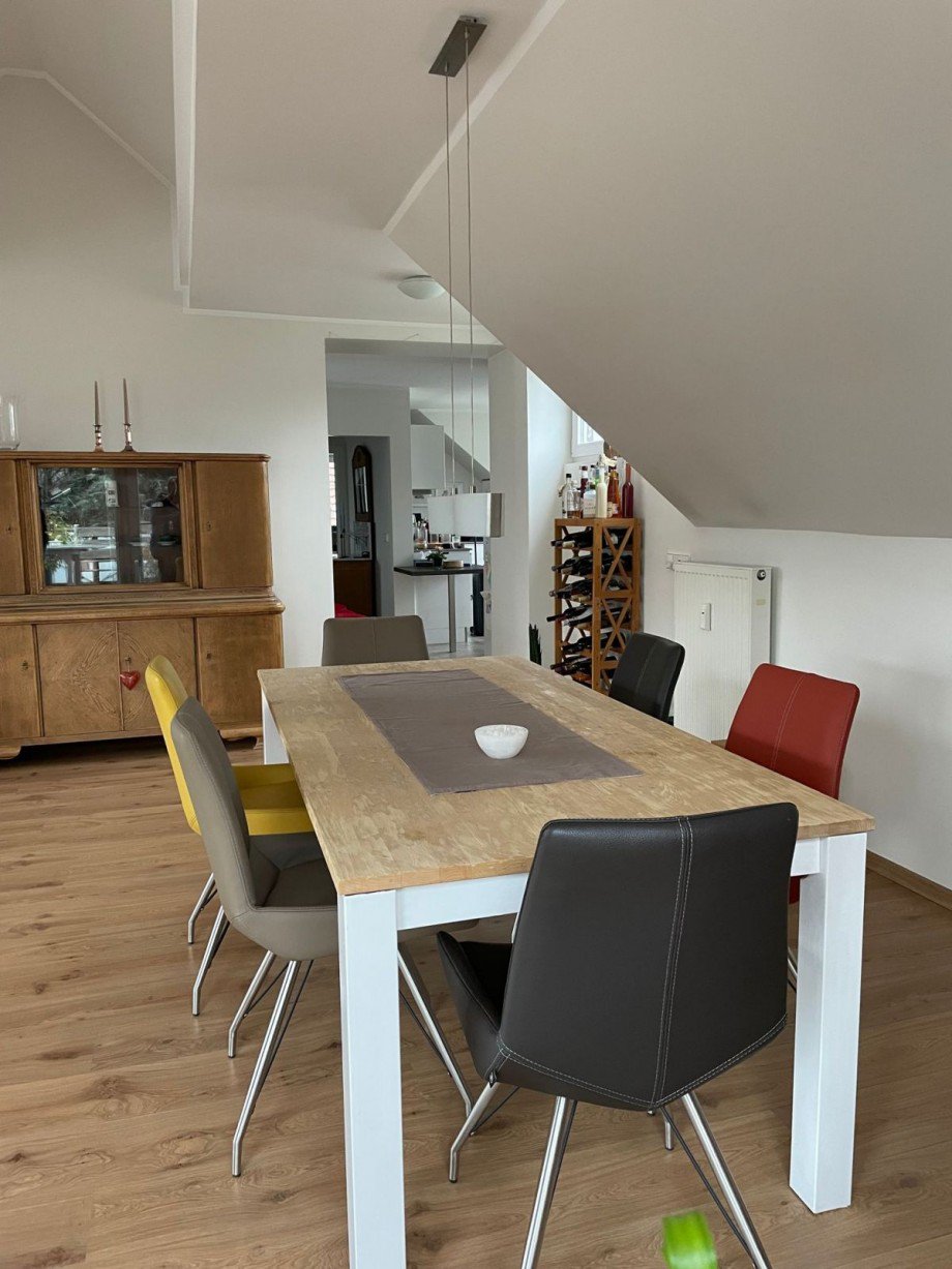 Grundriss Essbereich Dachgeschosswohnung Hamm