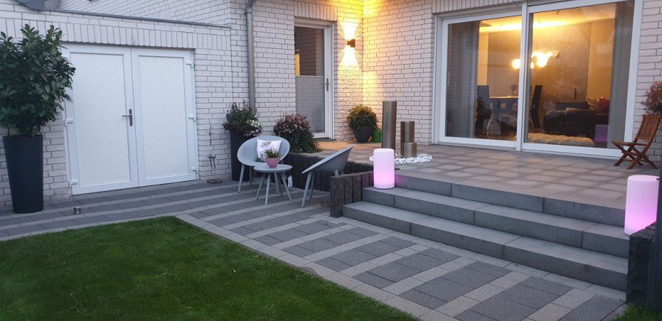 Grundriss Gartenansicht II Doppelhaush�lfte Coesfeld