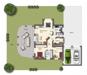 Hauptbild 3-ZIMMER-ERDGESCHOSS-WOHNUNG MIT GARTEN