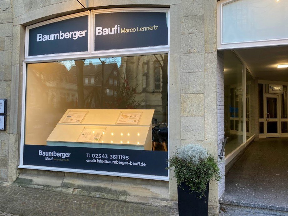 Grundriss Au�enansicht Einzelhandel Billerbeck