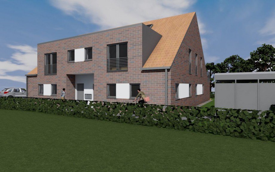 Au�enansicht Erdgeschosswohnung Coesfeld