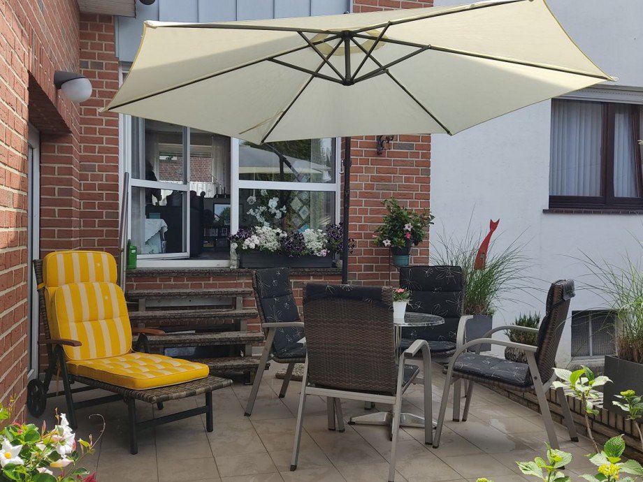 Grundriss Terrasse_EG-WHG Mehrfamilienhaus Coesfeld
