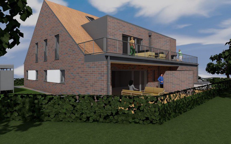Au�enansicht Coesfeld Erdgeschosswohnung Eigentumswohnung in Coesfeld