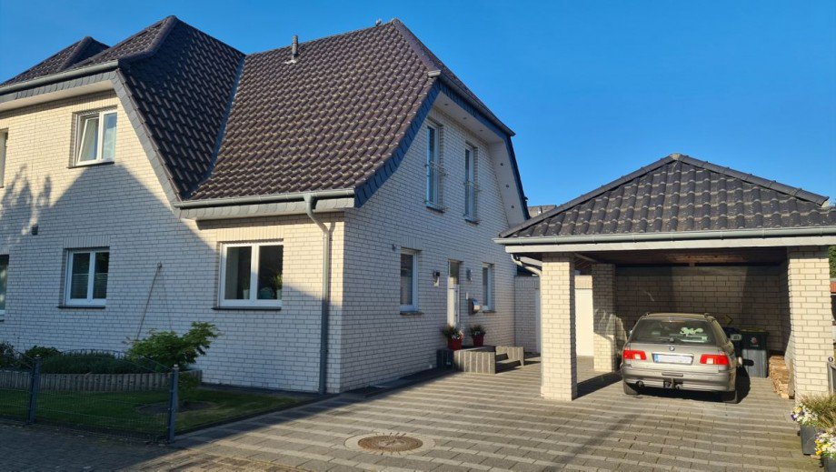 Grundriss Stra�enansicht Doppelhaush�lfte Coesfeld