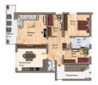 Bild (c03e2de49fcc83de982ab14c58297656): Helle 4-Zimmer-Wohnung mit Balkon & Garage in Olsberg-Bigge