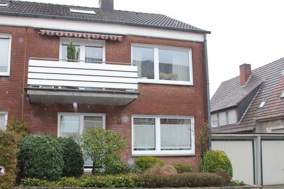 Grundriss Au�enansicht Reihenendhaus Billerbeck