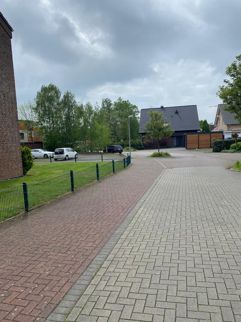 Grundriss Zufahrt zum Parkplatz Etagenwohnung D�lmen