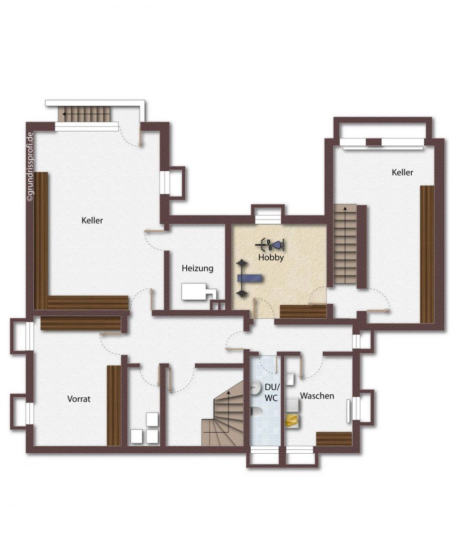 Grundriss Keller Zweifamilienhaus Billerbeck