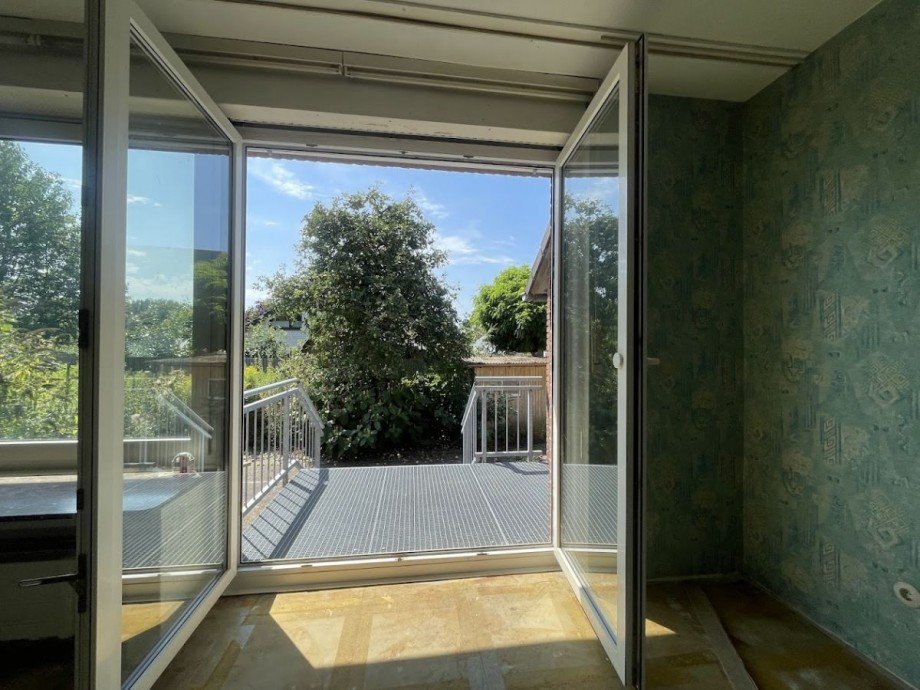 Grundriss Blick Wohnraum Einfamilienhaus Billerbeck