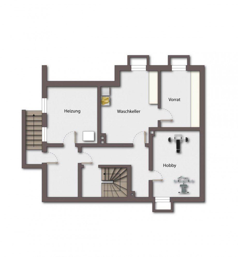 Grundriss KG Einfamilienhaus Coesfeld