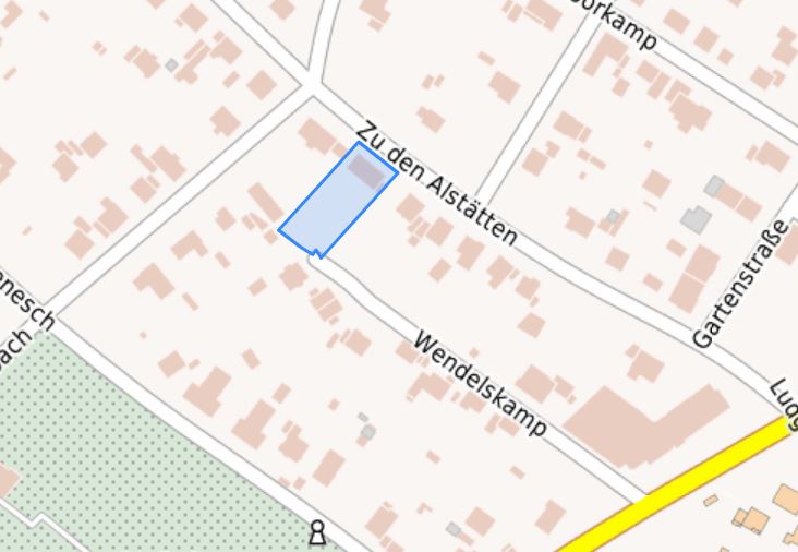 Grundriss Lageplan Billerbeck Mehrfamilienhaus Kapitalanlage + Baugrundst�ck in Billerbeck